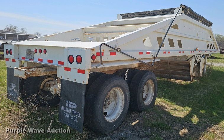 image for item DT6805 1993 Trail King TK54BDU-402 bottom dump trailer