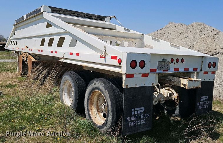 image for item DT6805 1993 Trail King TK54BDU-402 bottom dump trailer