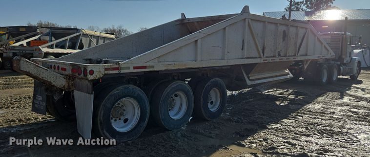 image for item DT7120 1993 Ranch bottom dump trailer