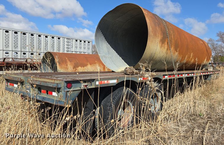 image for item DT7123 1955 Checker Cab M270A1 CCM21 drop deck equipment trailer