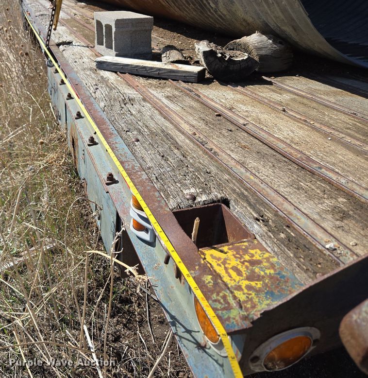 image for item DT7123 1955 Checker Cab M270A1 CCM21 drop deck equipment trailer