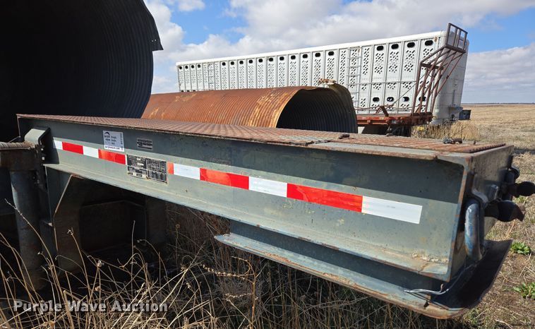 image for item DT7123 1955 Checker Cab M270A1 CCM21 drop deck equipment trailer