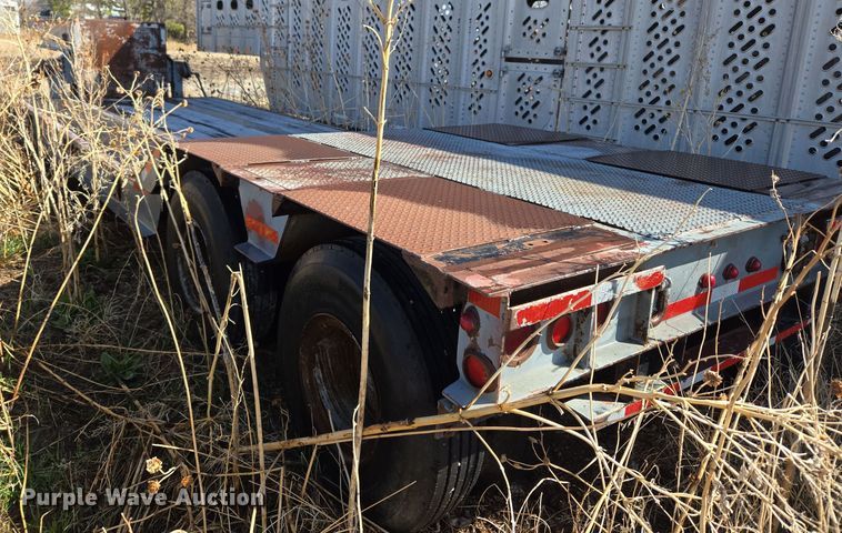 image for item DT7124 1979 Vulcan LBD-35 lowboy equipment trailer