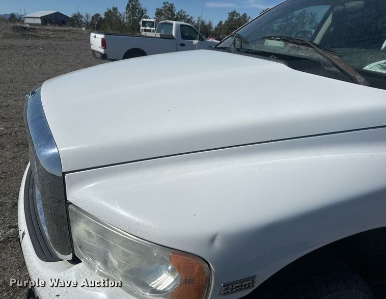 image for item DT7167 2004 Dodge Ram 2500 Quad Cab utility bed pickup truck