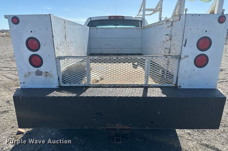 image for item DT7167 2004 Dodge Ram 2500 Quad Cab utility bed pickup truck