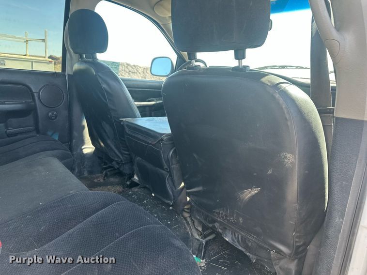 image for item DT7167 2004 Dodge Ram 2500 Quad Cab utility bed pickup truck