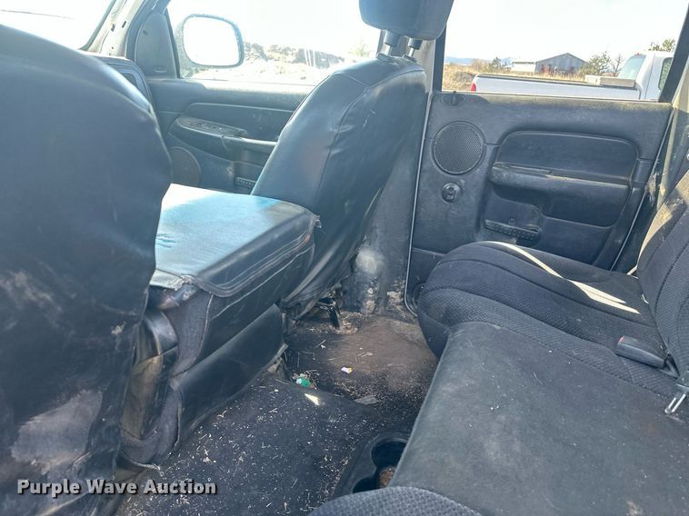 image for item DT7167 2004 Dodge Ram 2500 Quad Cab utility bed pickup truck