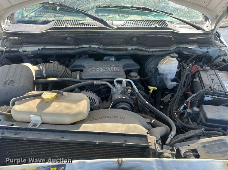 image for item DT7167 2004 Dodge Ram 2500 Quad Cab utility bed pickup truck