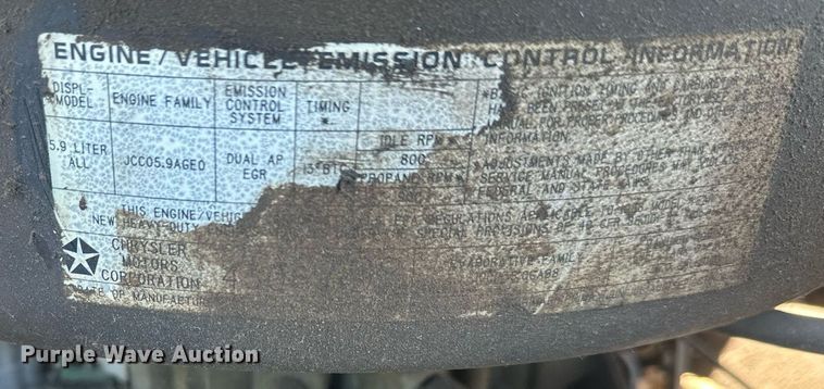 image for item DT7169 1988 Dodge Ram 250 pickup truck