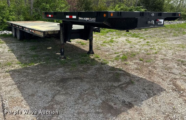 image for item DU3472 2009 Trailer man TBD8024N50 drop deck trailer