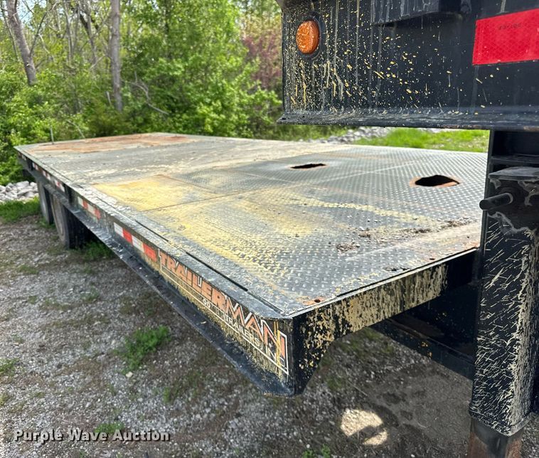 image for item DU3472 2009 Trailer man TBD8024N50 drop deck trailer