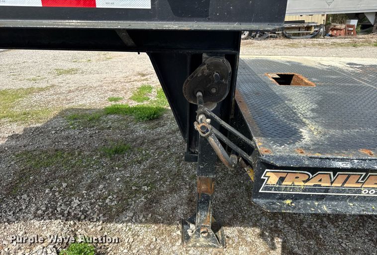 image for item DU3474 2009 Trailerman TBD8024N50 drop deck trailer