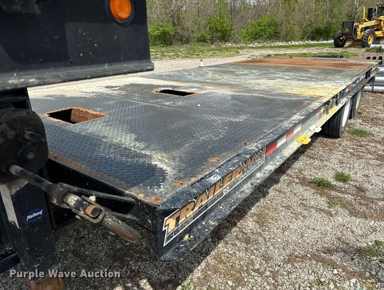 image for item DU3474 2009 Trailerman TBD8024N50 drop deck trailer
