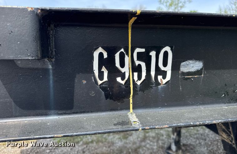 image for item DU3474 2009 Trailerman TBD8024N50 drop deck trailer