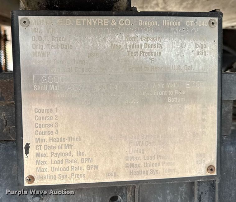 image for item DU3476 2006 Chevrolet C7500 oil distributor truck