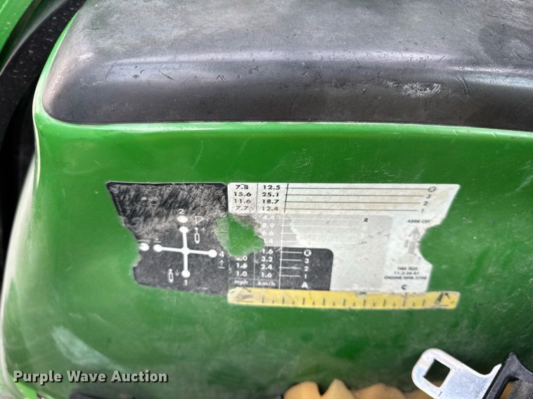 image for item DU3490 2000 John Deere 4300 MFWD tractor