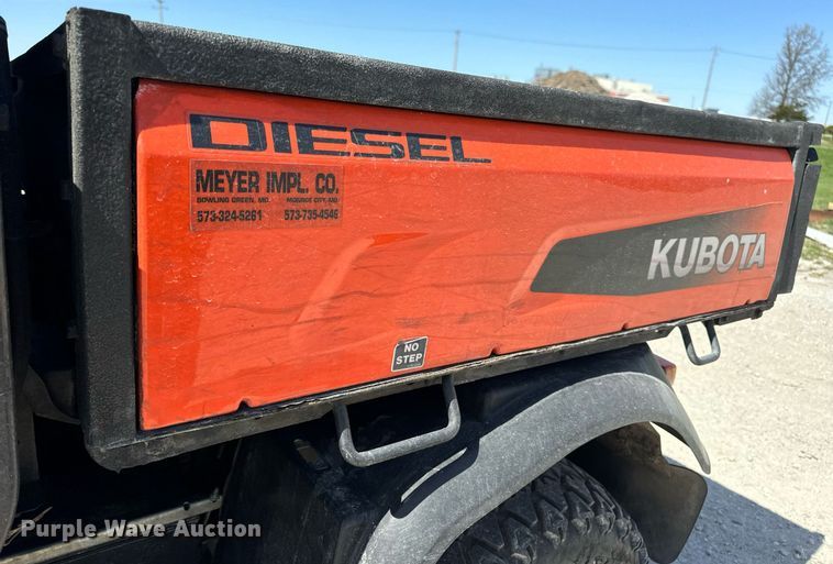 image for item DV1907 2017 Kubota RTV 1120D utility vehicle