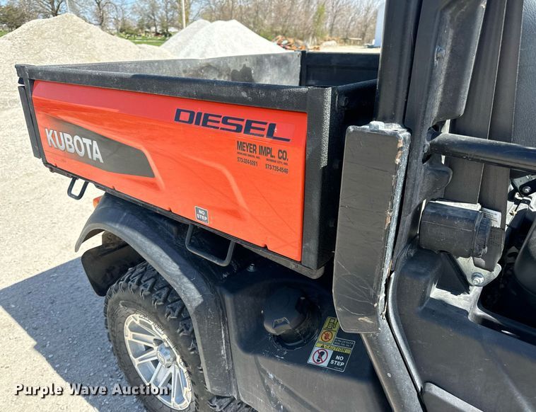 image for item DV1907 2017 Kubota RTV 1120D utility vehicle