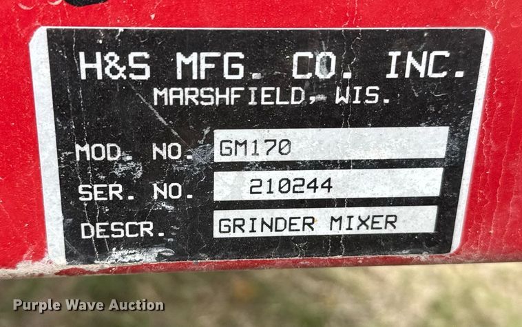 image for item EG6292 H&S GM170 tub grinder