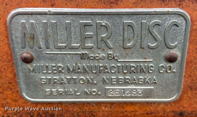 image for item EG6303 Miller disk