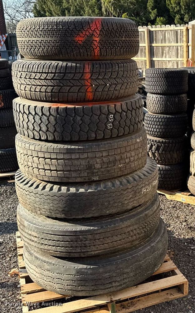 image for item EG6325 Approximately 50 tires and wheels