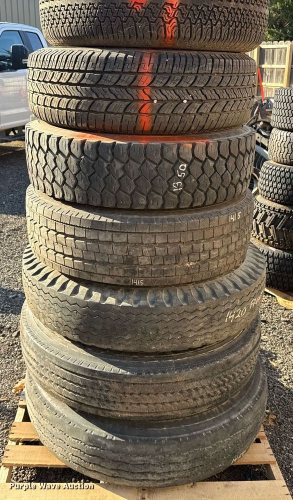 image for item EG6325 Approximately 50 tires and wheels