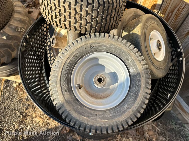 image for item EG6325 Approximately 50 tires and wheels