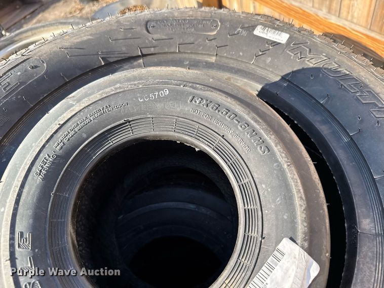 image for item EG6325 Approximately 50 tires and wheels