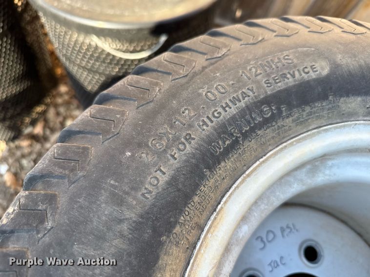 image for item EG6325 Approximately 50 tires and wheels