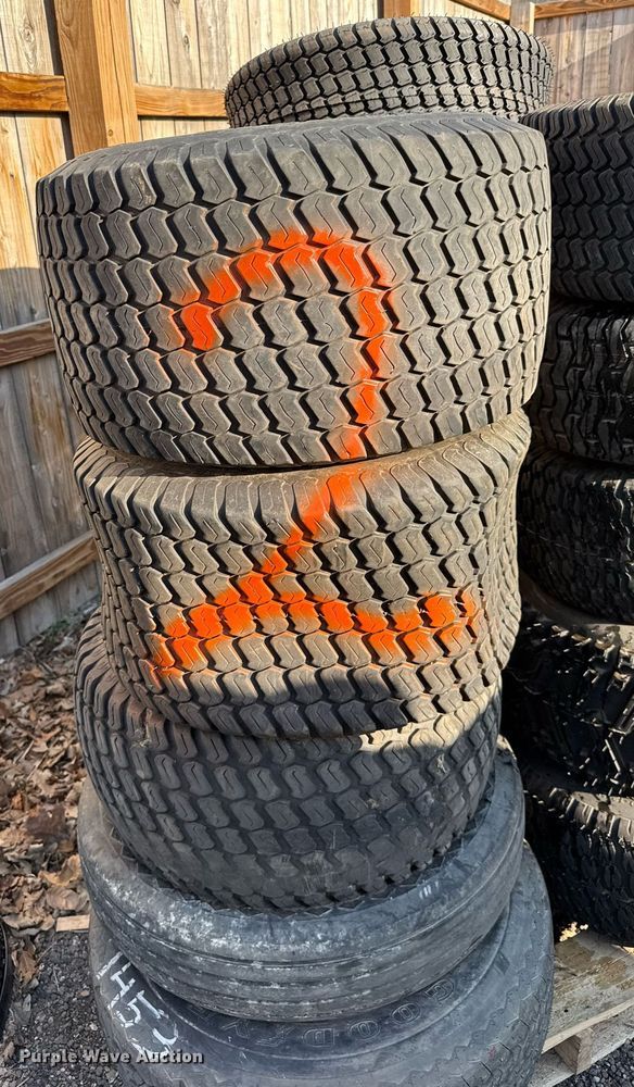 image for item EG6325 Approximately 50 tires and wheels