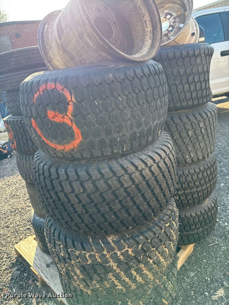 image for item EG6325 Approximately 50 tires and wheels