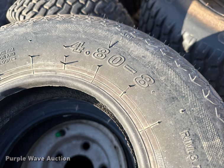 image for item EG6325 Approximately 50 tires and wheels
