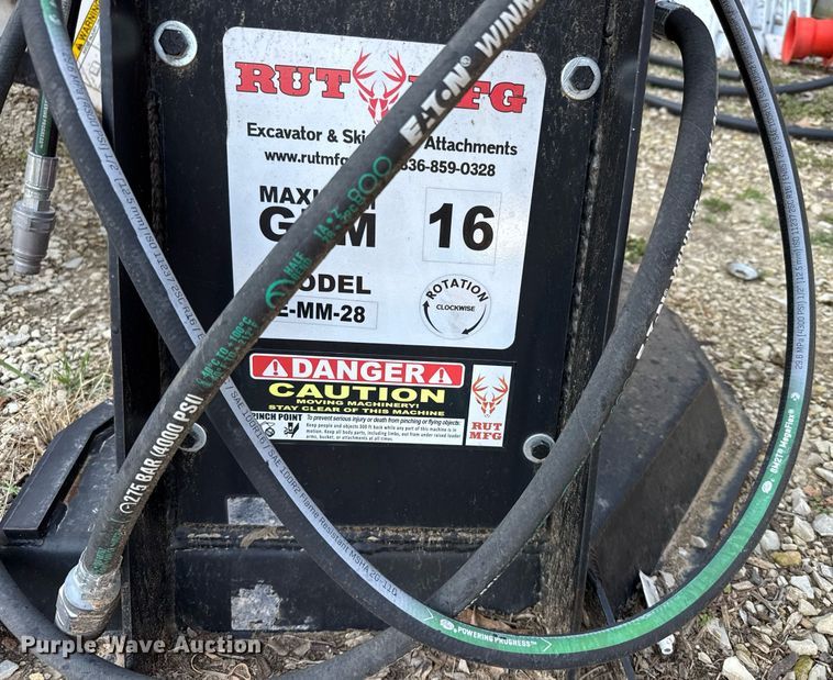 image for item EG6326 RUT E-MM-28 mini excavator mulcher