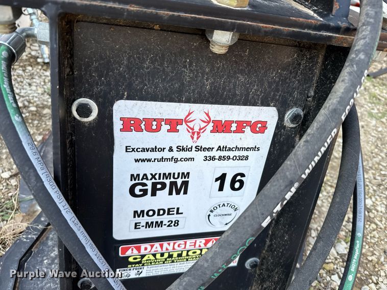 image for item EG6326 RUT E-MM-28 mini excavator mulcher