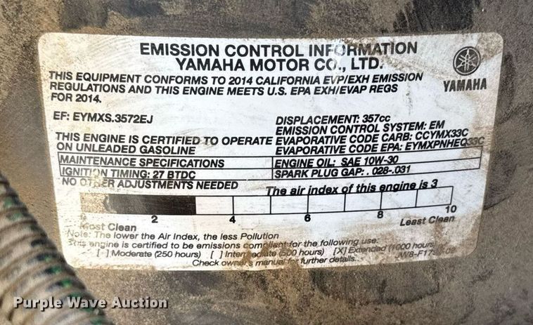 image for item EG6328 2014 Yamaha YDRAX5 golf cart