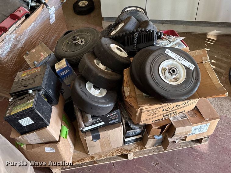 image for item EG6336 (2) pallets of lawn mower parts