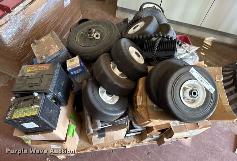 image for item EG6336 (2) pallets of lawn mower parts