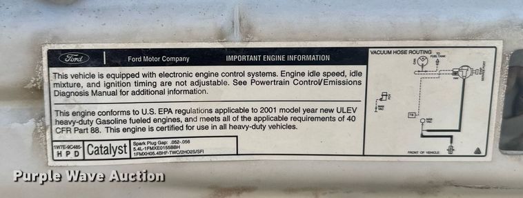 image for item EG6375 2001 Ford Excursion XLT SUV