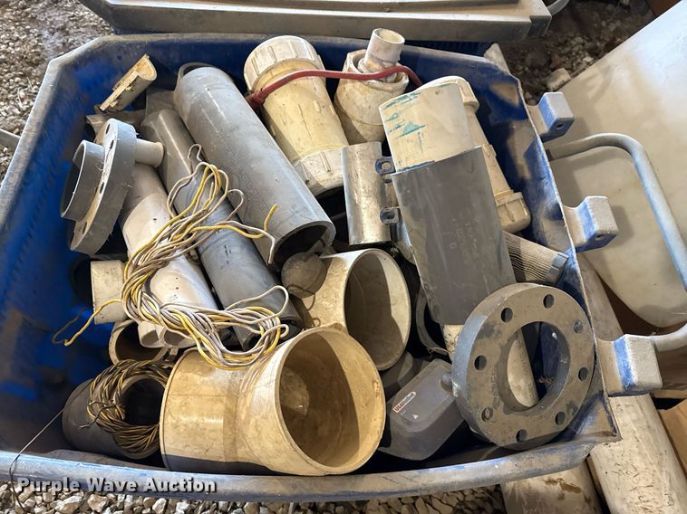 image for item EG8039 (3) Totes of PVC pipe fittings