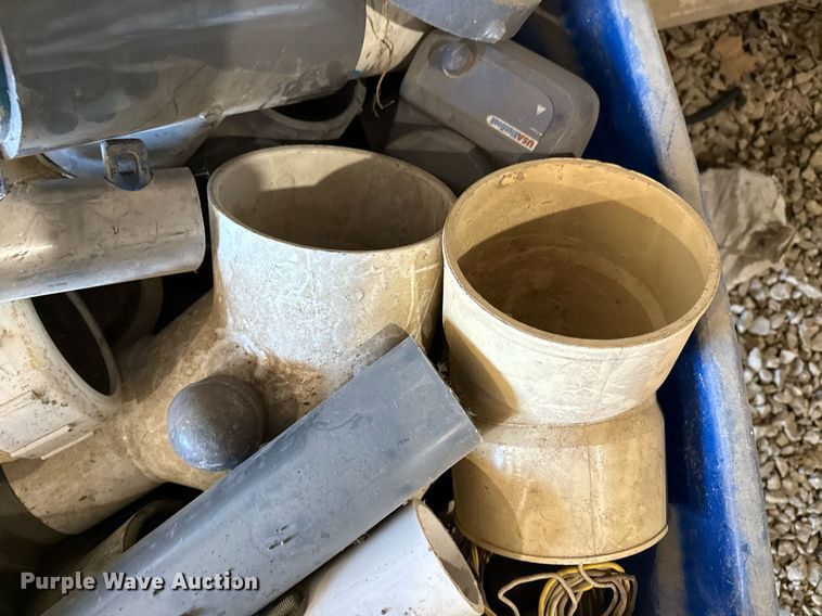 image for item EG8039 (3) Totes of PVC pipe fittings