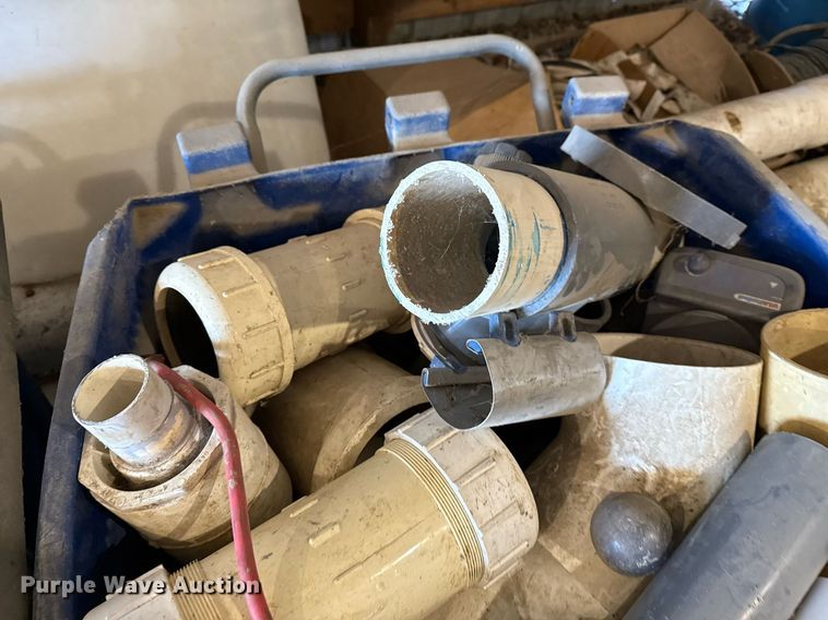 image for item EG8039 (3) Totes of PVC pipe fittings