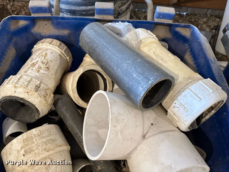 image for item EG8039 (3) Totes of PVC pipe fittings