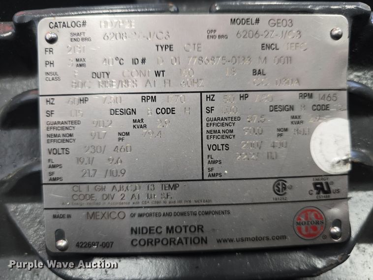 image for item EH8782 (3) Nema electric motors