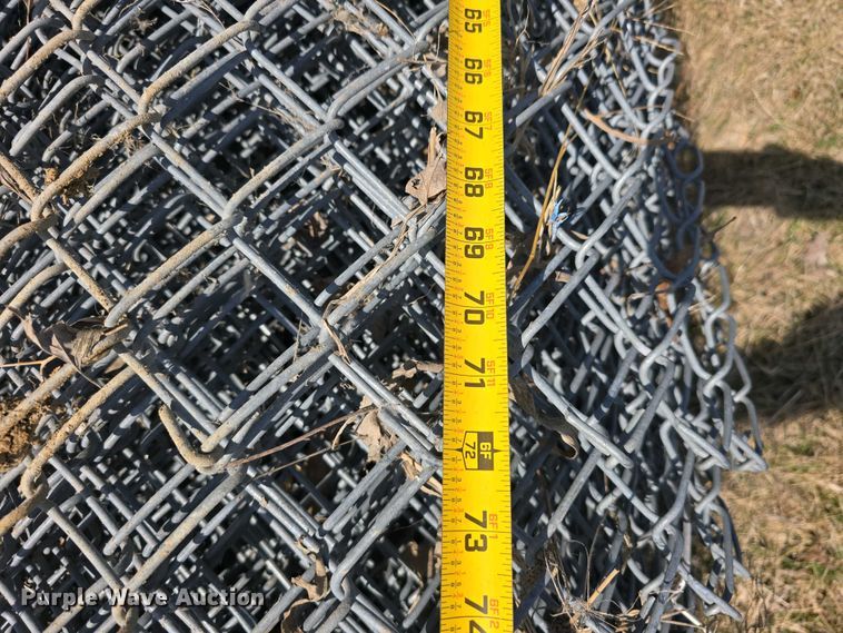 image for item EH8867 (4) rolls of chain link fence