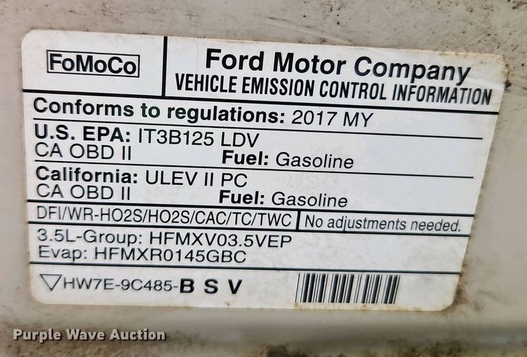 image for item EI8962 2017 Ford Explorer Police Interceptor SUV