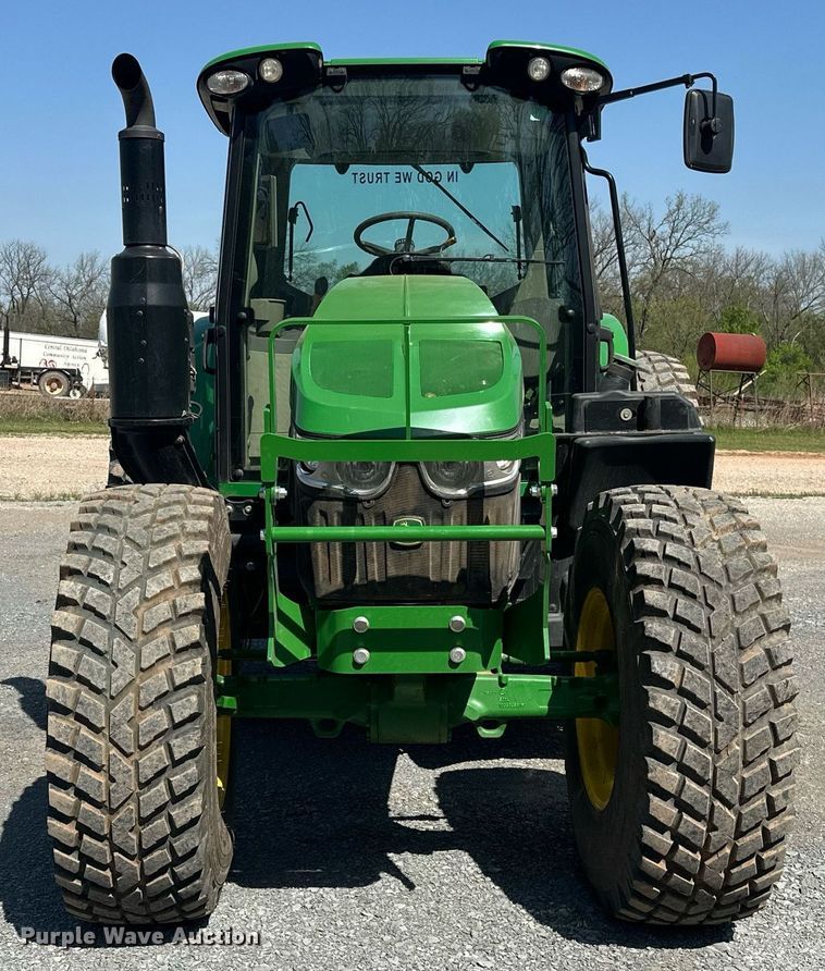 image for item EJ8656 2021 John Deere 6110M MFWD tractor