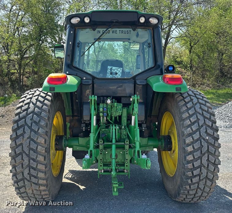 image for item EJ8656 2021 John Deere 6110M MFWD tractor