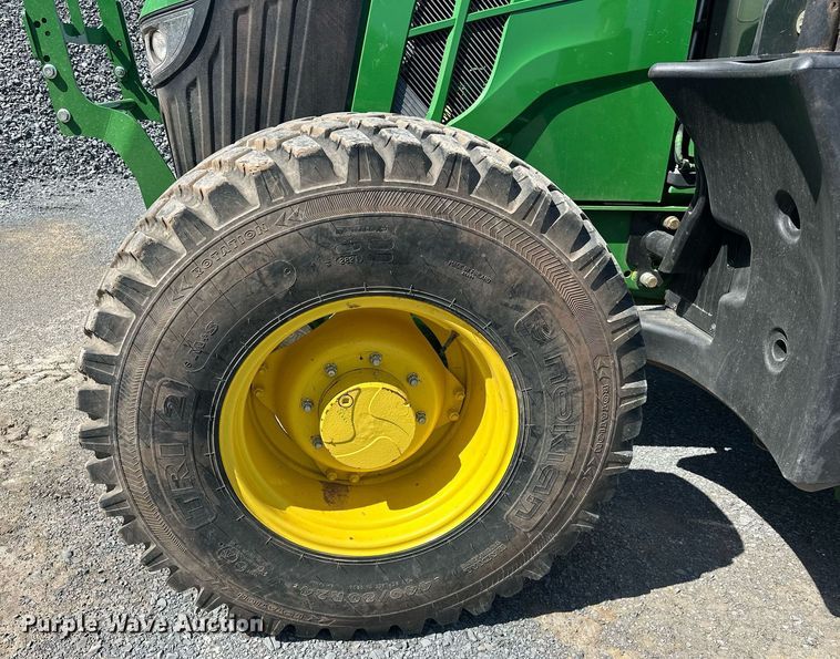 image for item EJ8656 2021 John Deere 6110M MFWD tractor