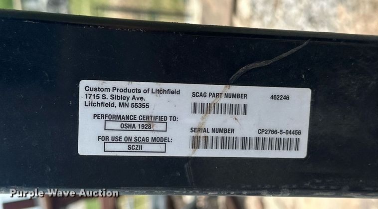 image for item EJ8664 Scag SCZII-61V-31FX ZTR lawn mower