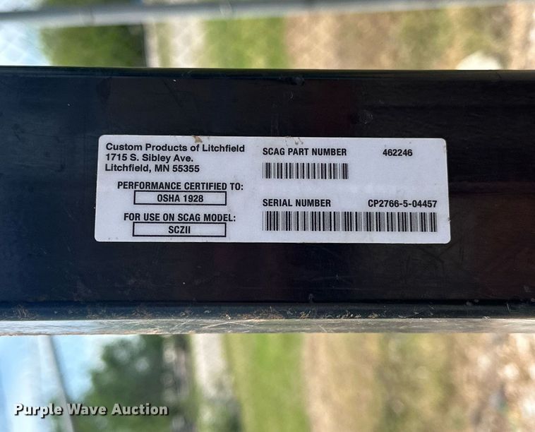 image for item EJ8668 Scag SCZII-61V-31FX ZTR lawn mower